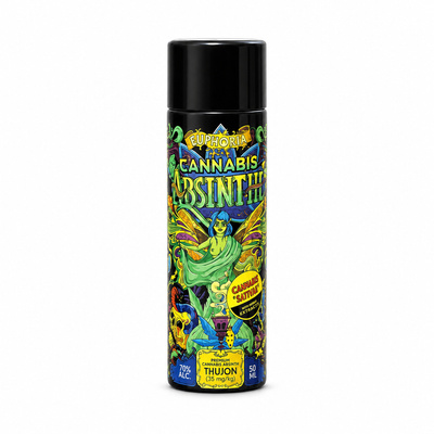Mini. Absynt EUPHORIA CANNABIS ABSINTH 70% 50ML