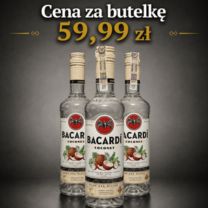 Rum BACARDI Cocconut 32% 0,7l 3 butelki