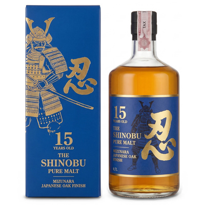 WHISKY SHINOBU PURE MALT 15YO 43% 0,7L