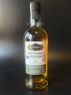 Whisky ST. PATRICK'S Irish Whiskey Cask Aged 0,7l 40%