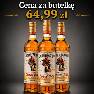 Rum CAPTAIN MORGAN GOLD 3 butelki