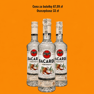 Rum BACARDI Cocconut 32% 0,7l 3 butelki