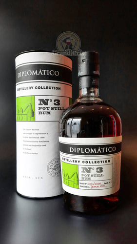 RUM DIPLOMATICO DISTILLERY COLLECTION NO.3 POT STILL 47% 0,7L