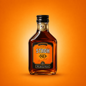 Mini. Rum STROH 80% 0.1L