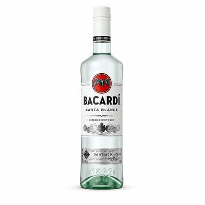 Rum Bacardi Carta Blanca 37,5% 3 L